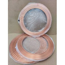 Труба медная  кондиционерная мягкая  1/4  (6,35 / 0,76мм), бухта 15 м.  Halcor, Греция, кондиционерная мягкая 