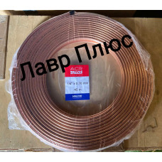 Медная труба 1/4 (6,35 / 0,76мм), бухта 45 м. Halcor, Греция, для кондиционера