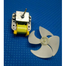 Мотор вентилятора Ardo MO-727 10W с крыльчаткой для холодильника 220V (WT52)