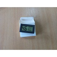 Термометр-гигрометр  электронный L563 черный (встраиваемый) (-40...+70) КИТАЙ